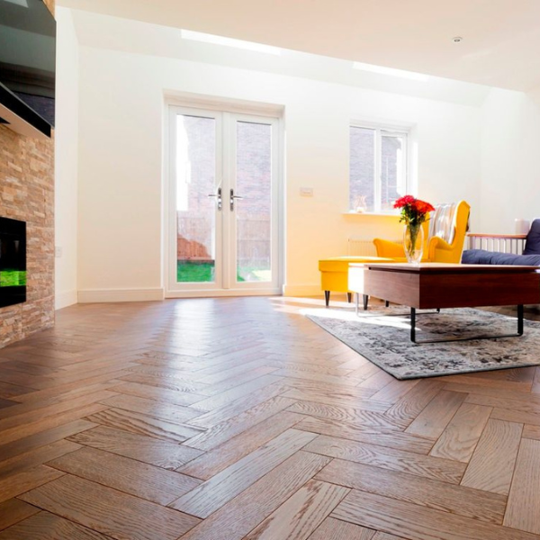 Zig Zag Wooden Florring